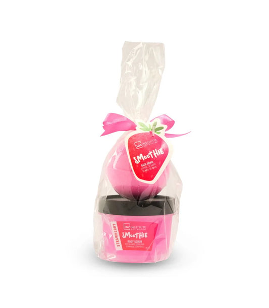 Body Scrub + Bombe de Bain Fraise