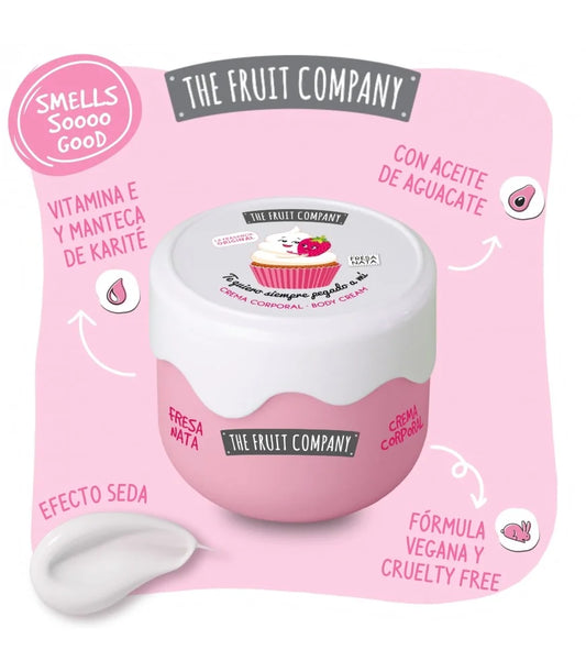 Crème Corps The Fruit Company Fraise Chantilly 200ML